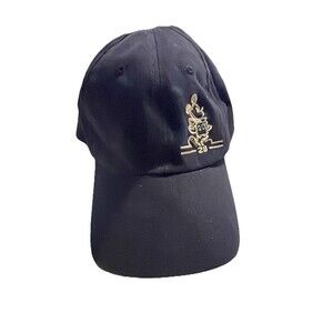 DISNEY PARKS Adult Adjustable Navy Embroidered Mickey Mouse 28 BASEBALL CAP Hat